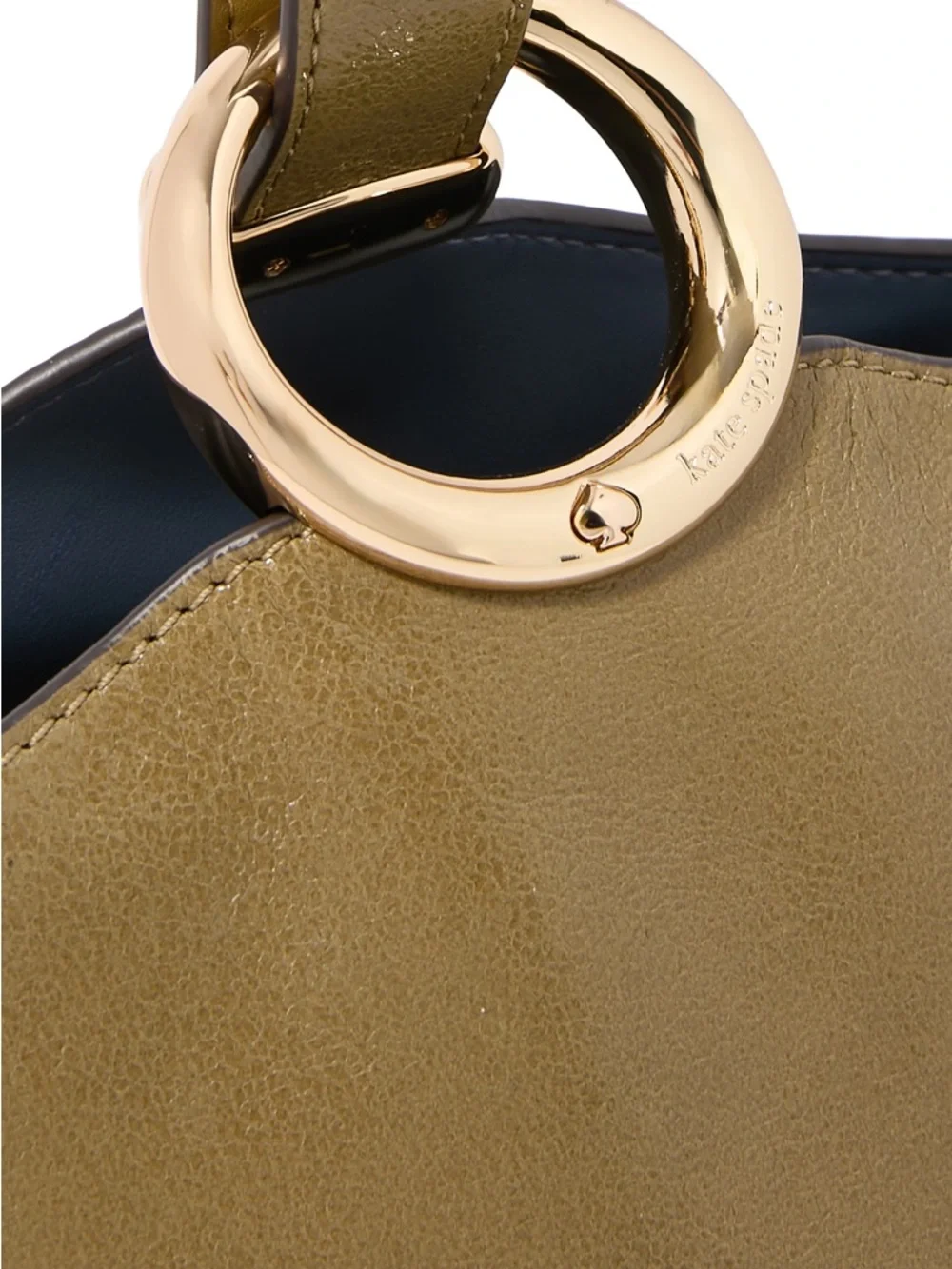 NWT KATE SPADE NY Halo Glazed Leather Mini Bucket Bag‎